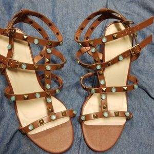 Spiked sandals
